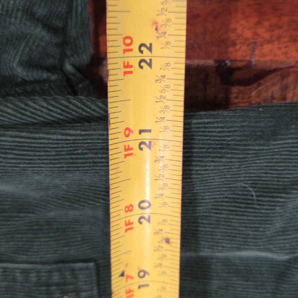 Vintage Disney Tigger Green Corduroy Button-Up Shirt - Picture 4 of 6